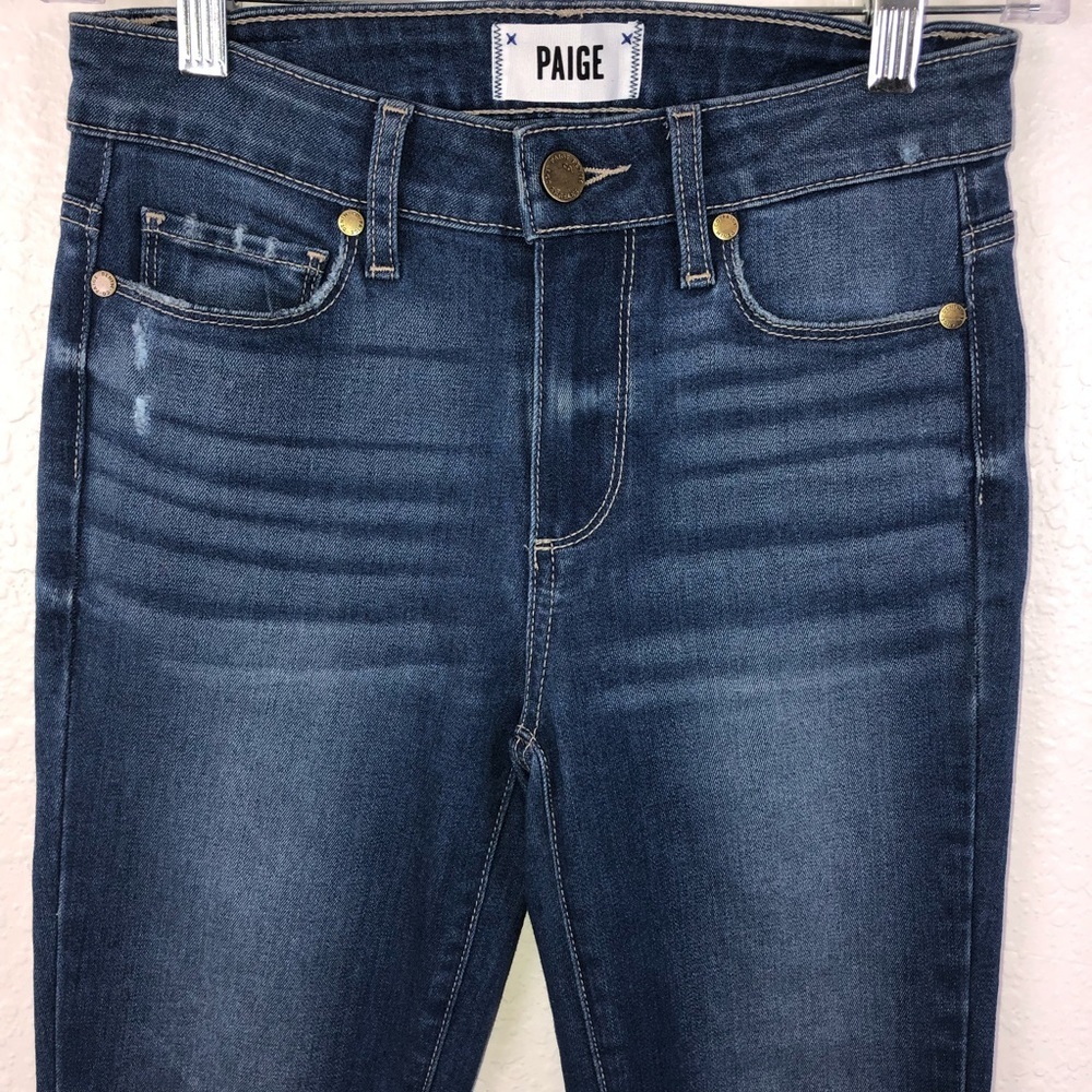 New Paige Skinny Ankle Jean - Picture 4 of 8